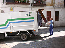 Recogida de muebles y enseres