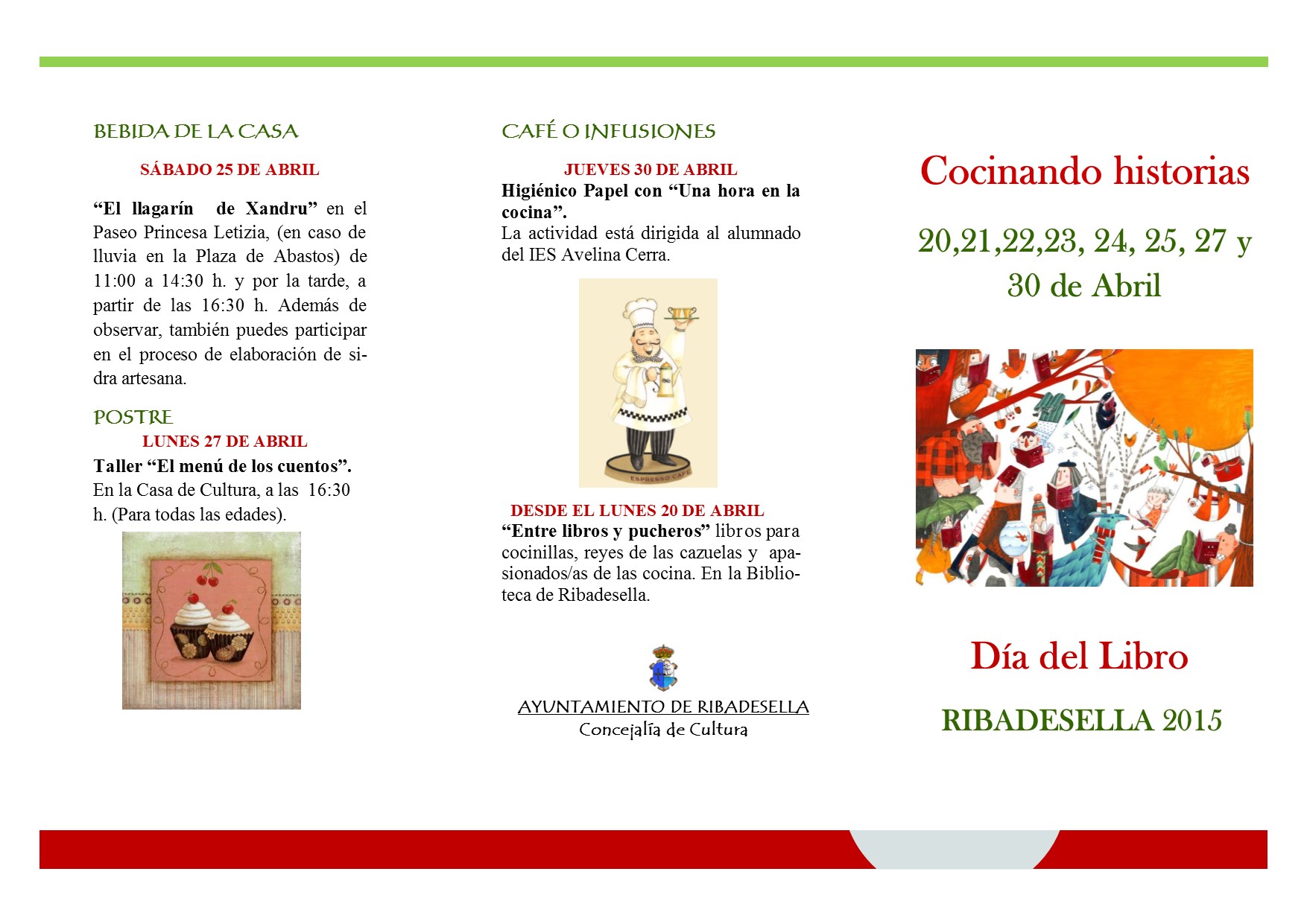 Asturias con niños: Cocinando historias: Día del Libro en Ribadesella
